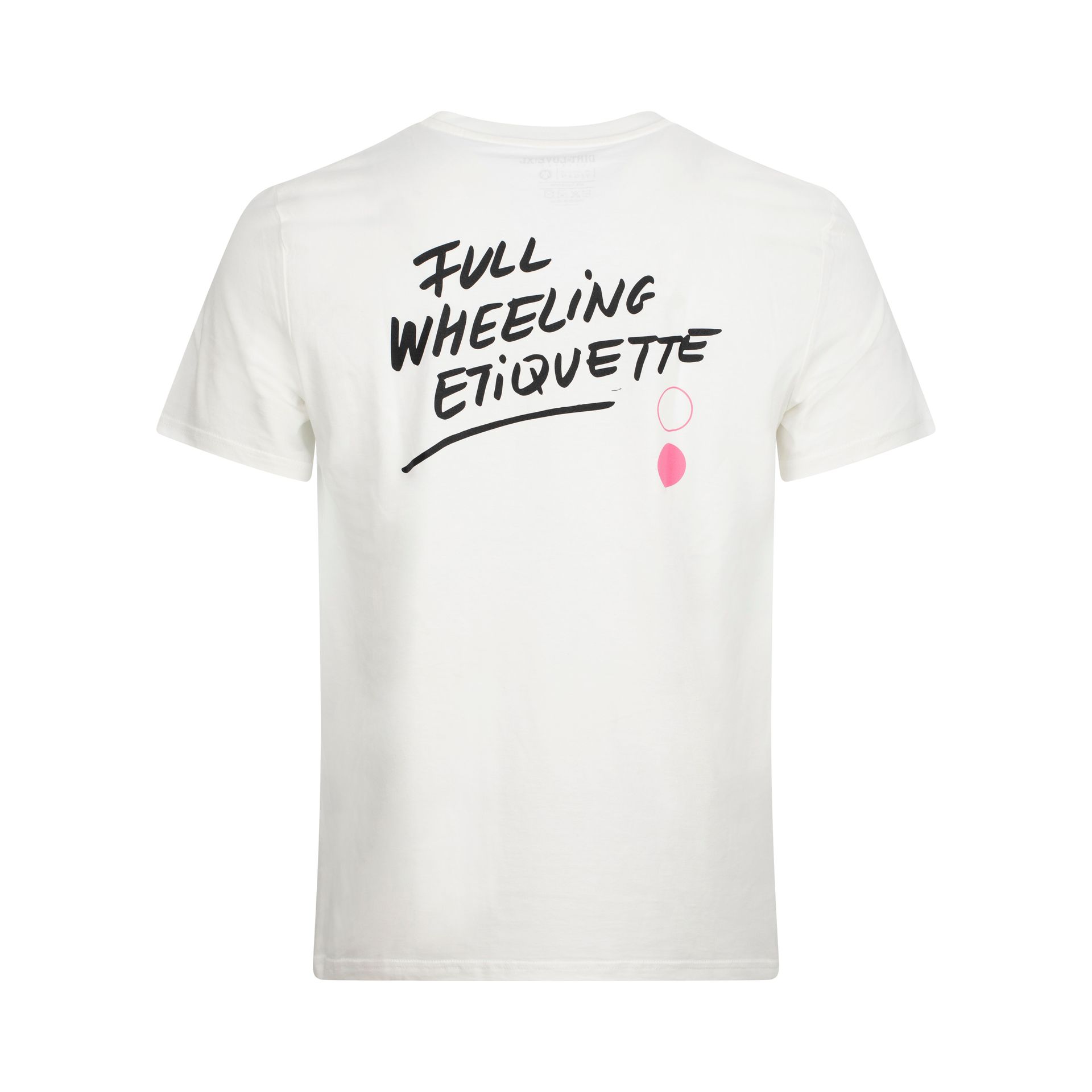 Panchowheels-Panchowheels x Dirt Love T-Shirt, Full Wheeling Etiquette, Men, white, L_PWBE48-L_