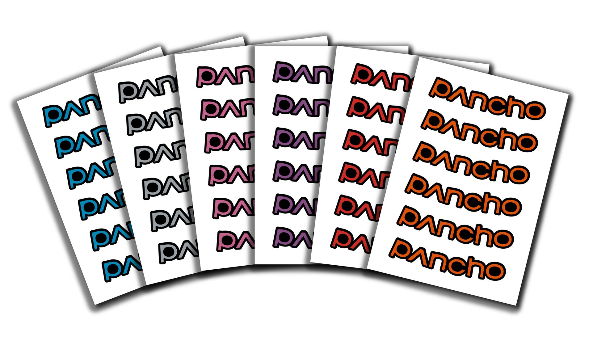 Panchowheels-Sticker Set Laufradsatz