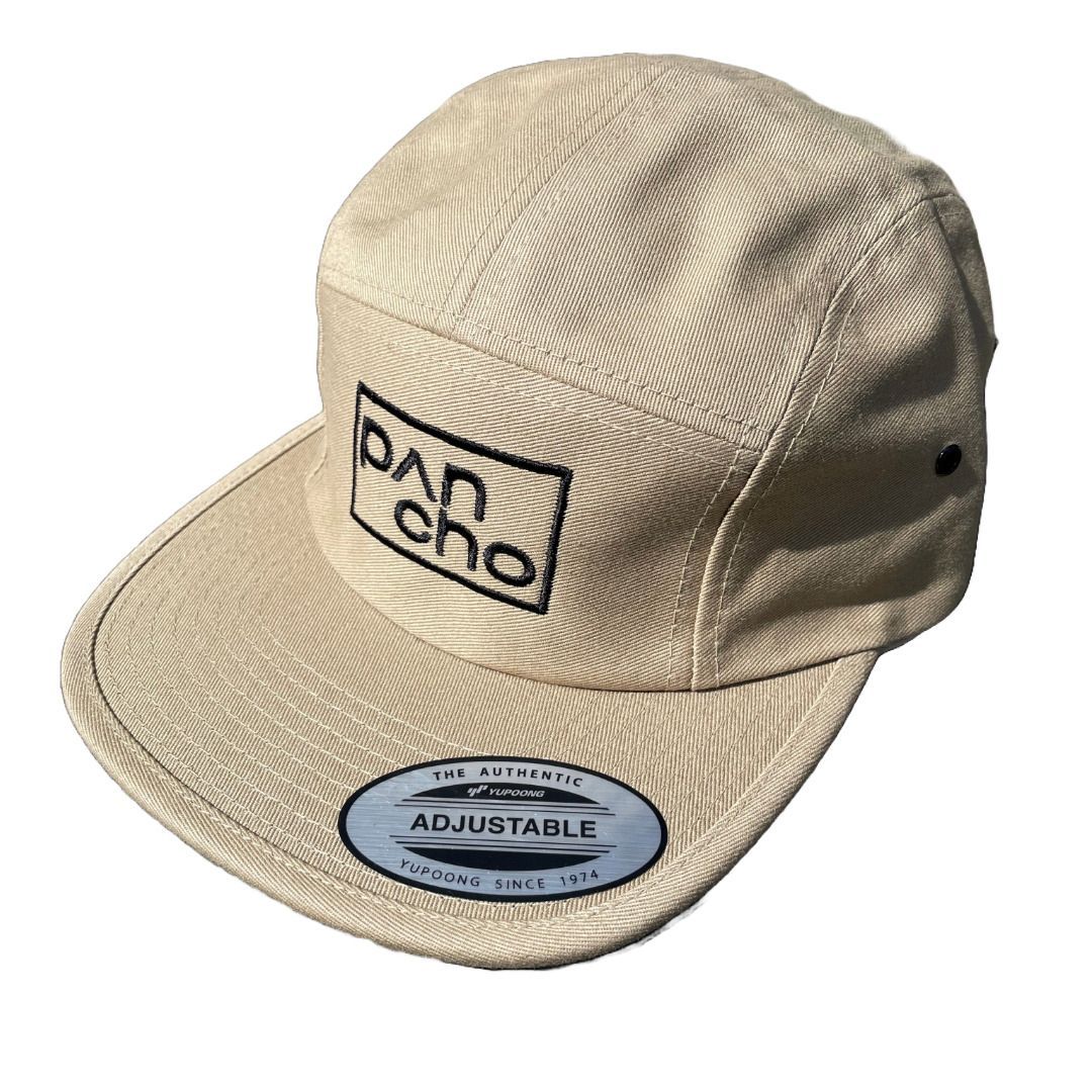 Pancho x Dirt Love, "5 Panel Cap", dust