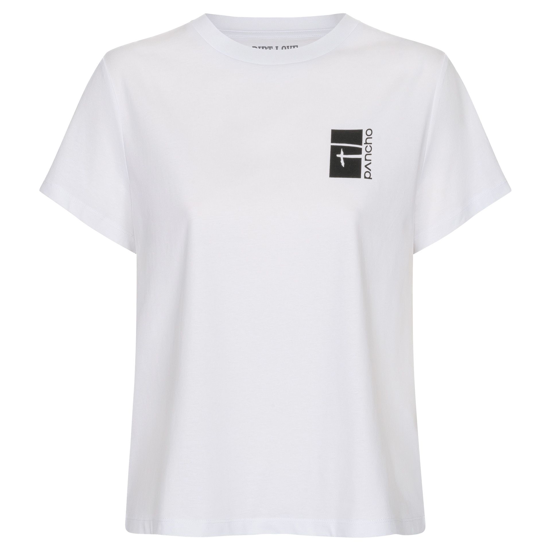 Panchowheels x Dirt Love T-Shirt, Icon, Women, white