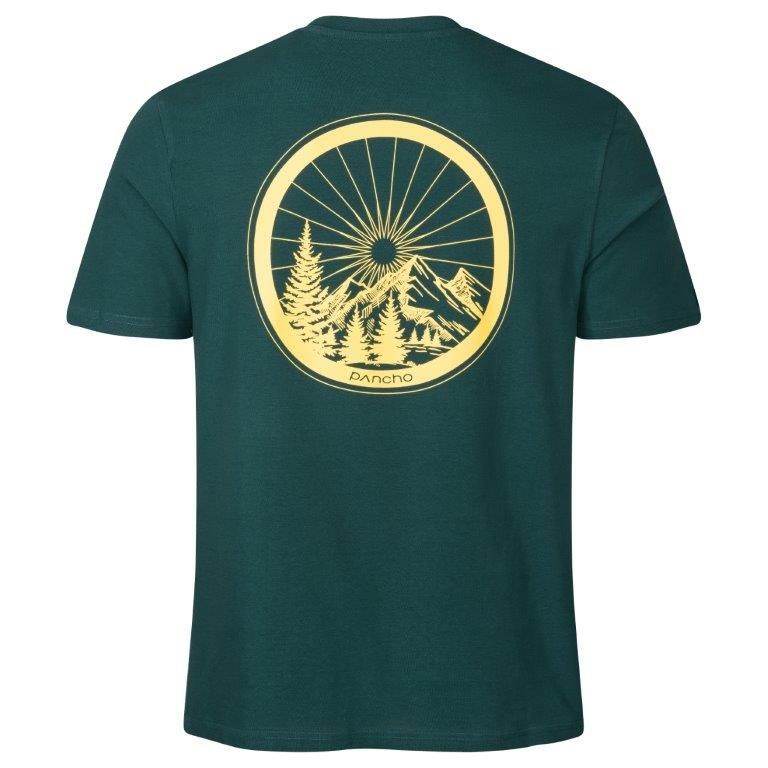 Panchowheels x Dirt Love T-Shirt, Circle, Men, bottle green